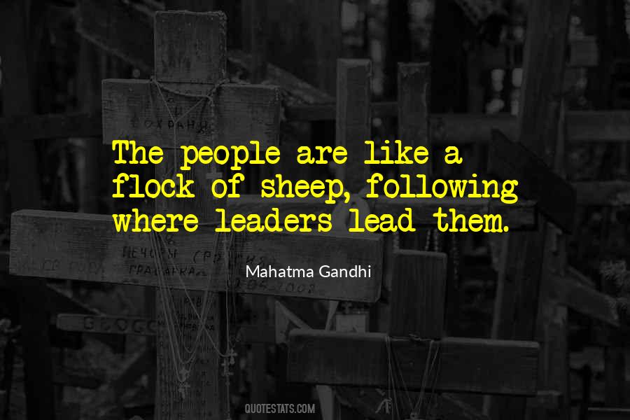 Quotes About Following The Flock #661549