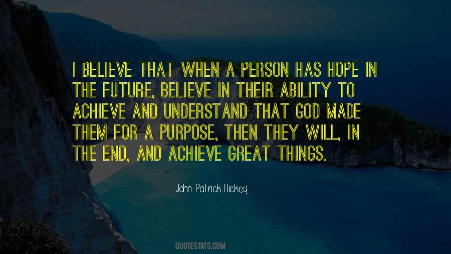 Hope And Believe Quotes #241102
