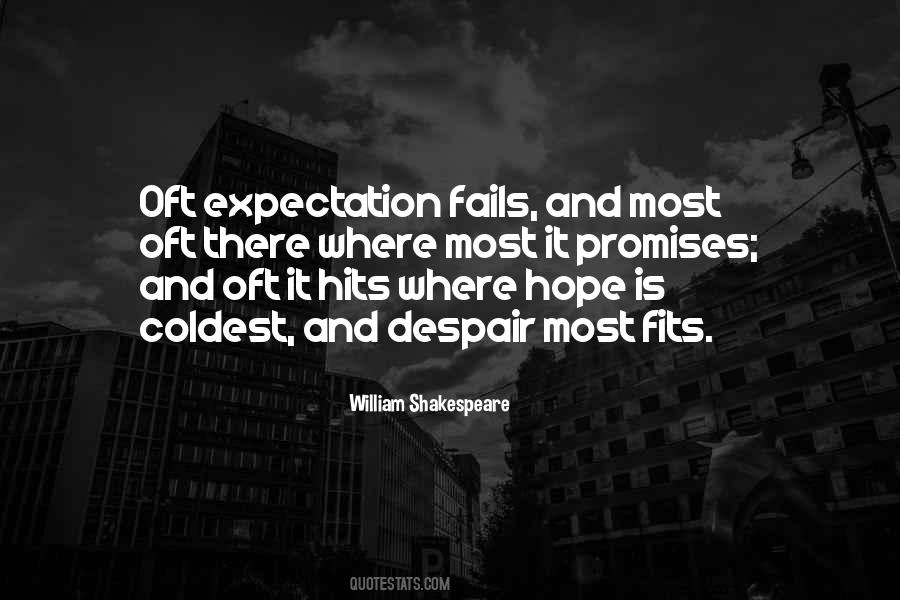 Hope And Expectation Quotes #1585308