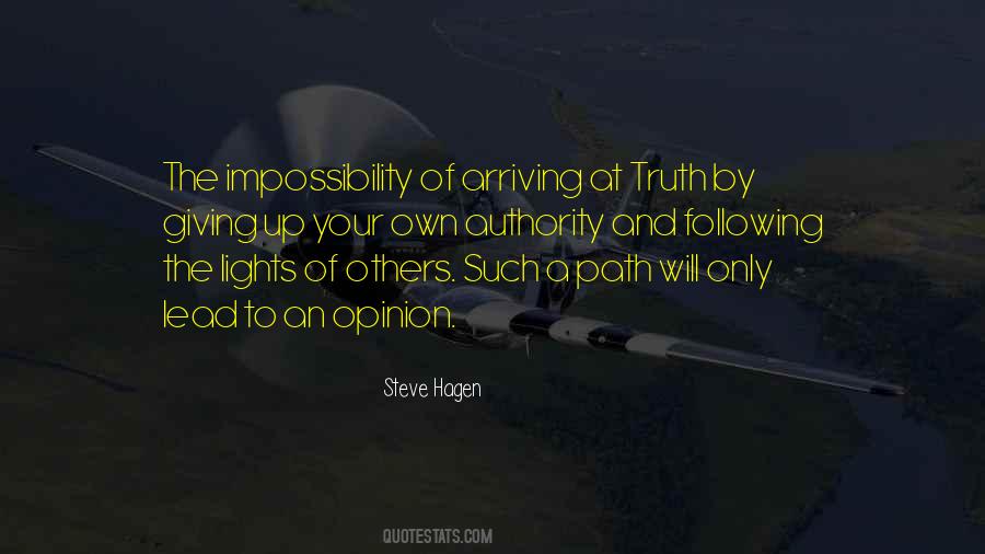 Quotes About Following A Path #456890