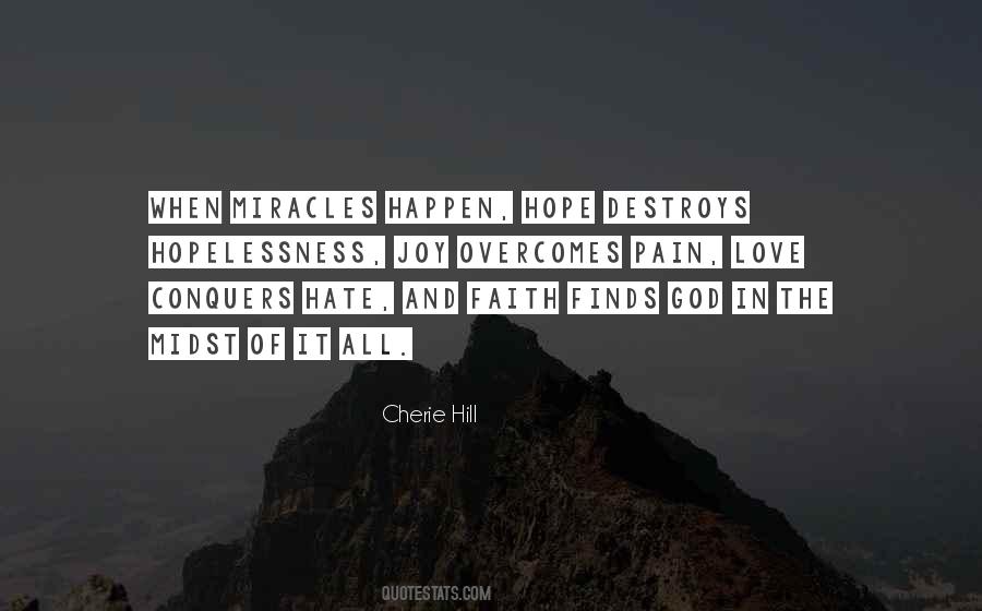 Hope Faith And Love Quotes #167416