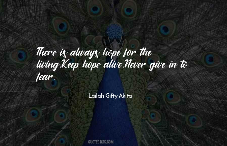 Hope For Life Quotes #92482