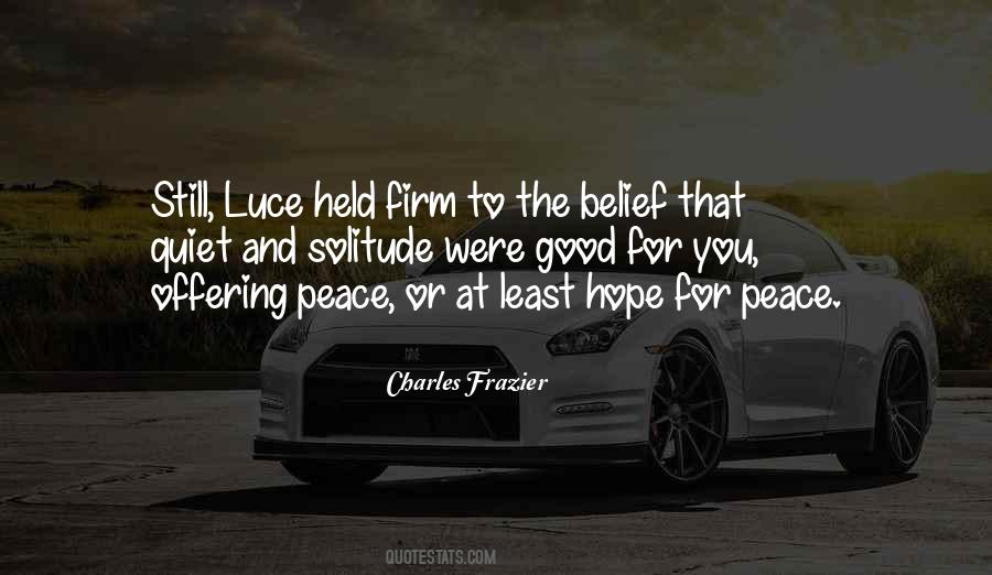 Hope For Peace Quotes #920631