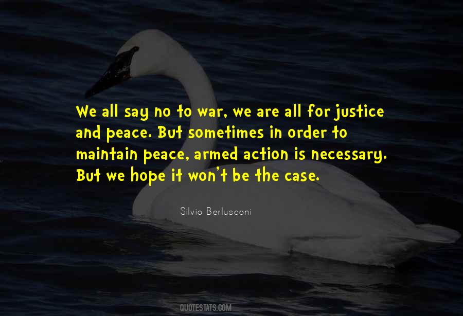 Hope For Peace Quotes #945026