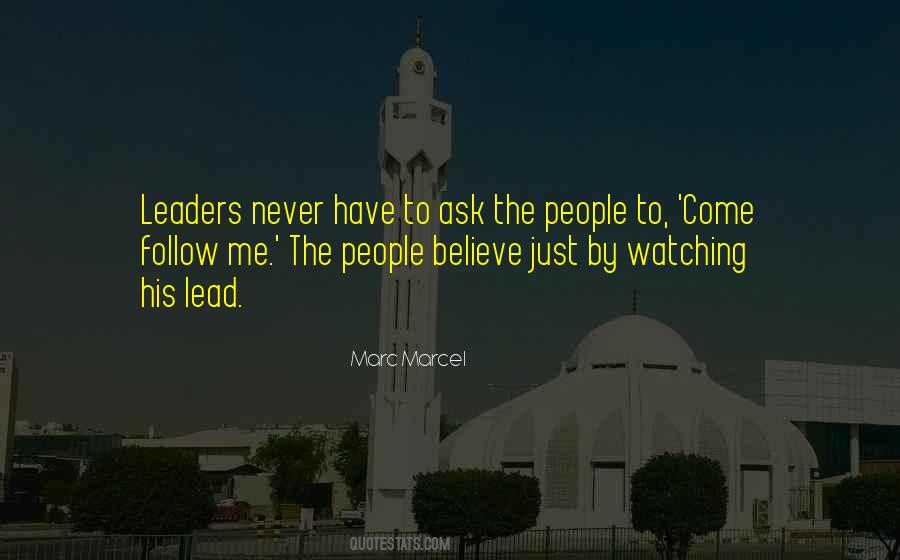 Quotes About Follow Me #242625 Quotes About Follow Me #242625