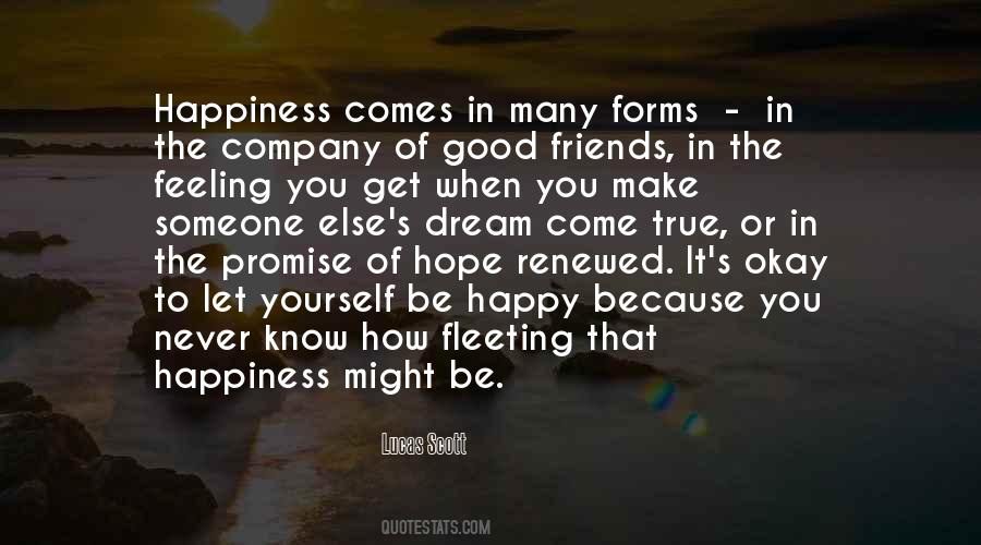 Hope Is A Good Thing Quotes #38105