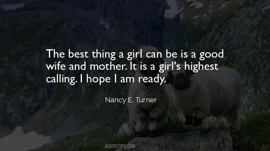 Hope Is A Good Thing Quotes #837293