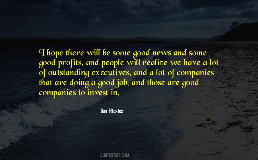 Hope Is A Good Thing Quotes #9736