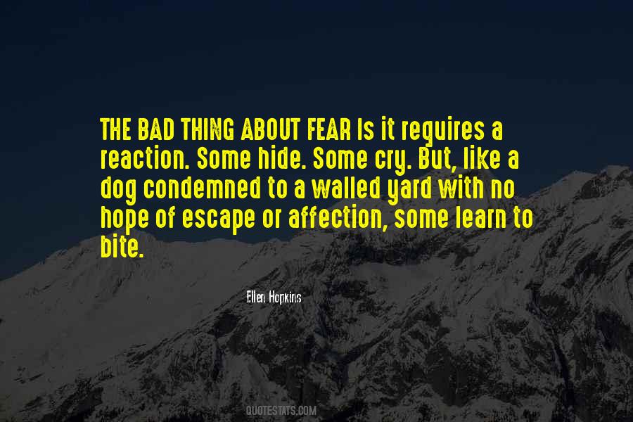 Hope Is Bad Quotes #1353802