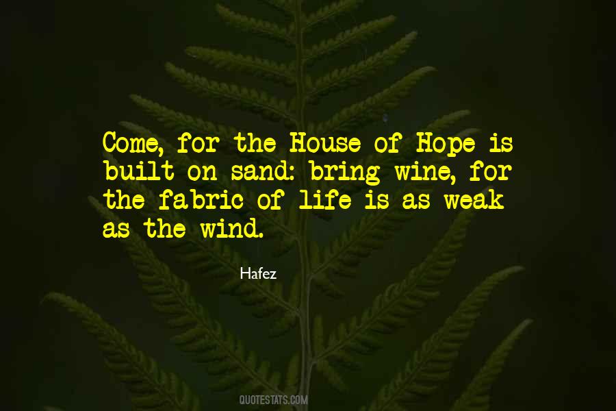 Hope Is For The Weak Quotes #135482