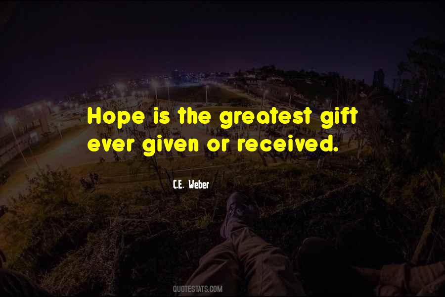 Hope Is The Quotes #1473767