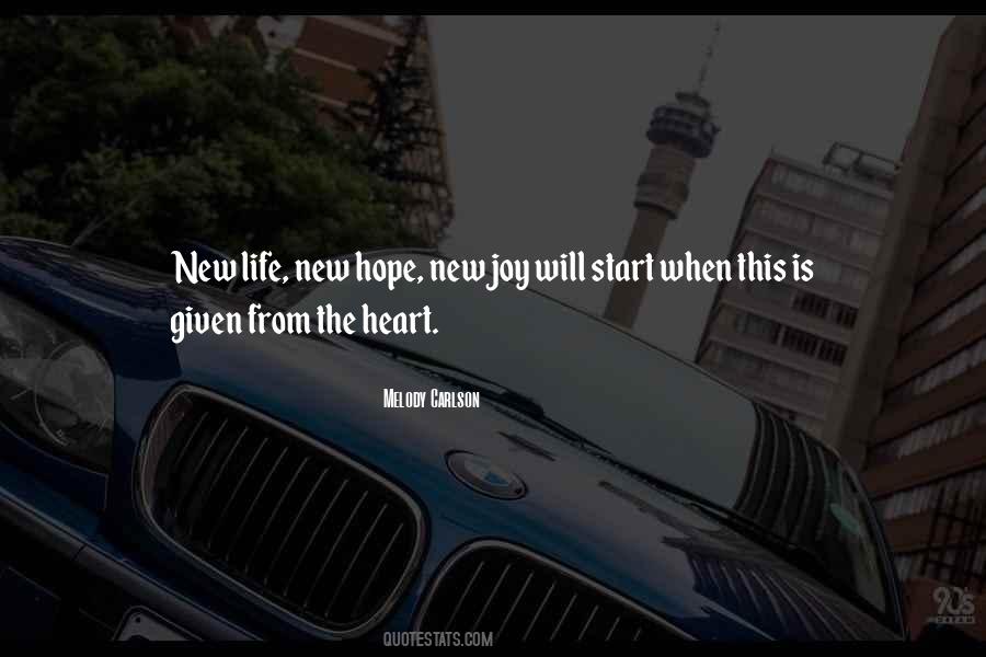 Hope New Life Quotes #426440