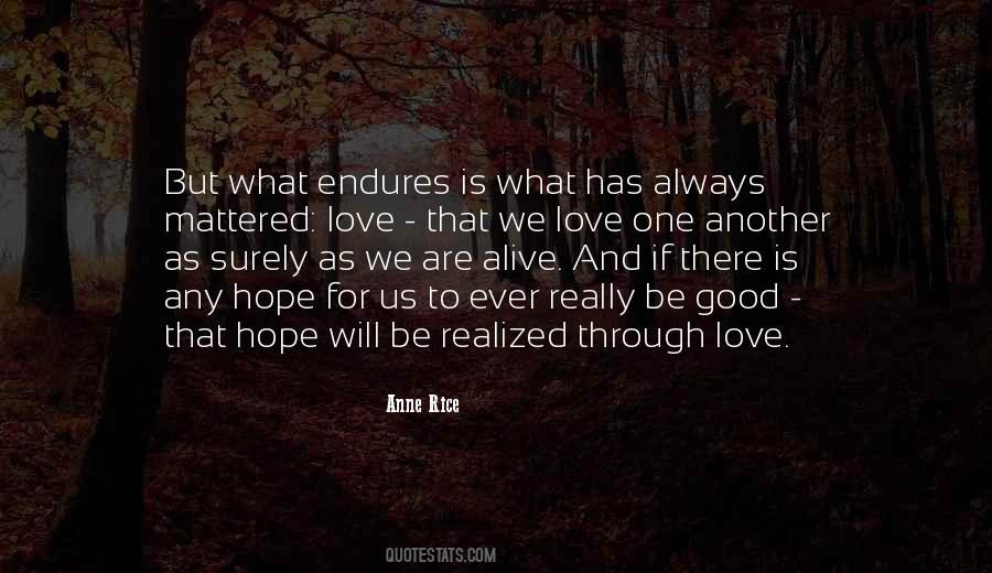 Hope Realized Quotes #647866