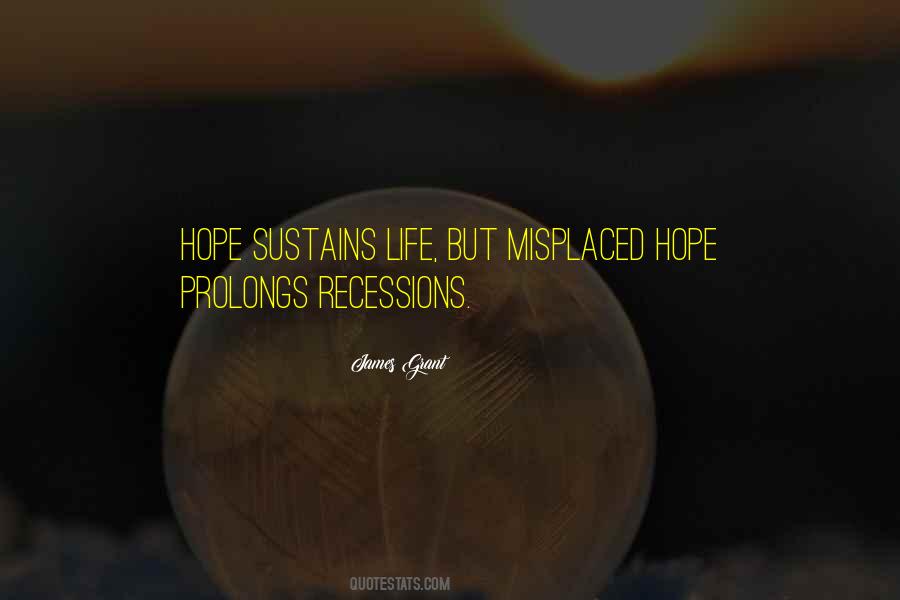 Hope Sustains Life Quotes #141069