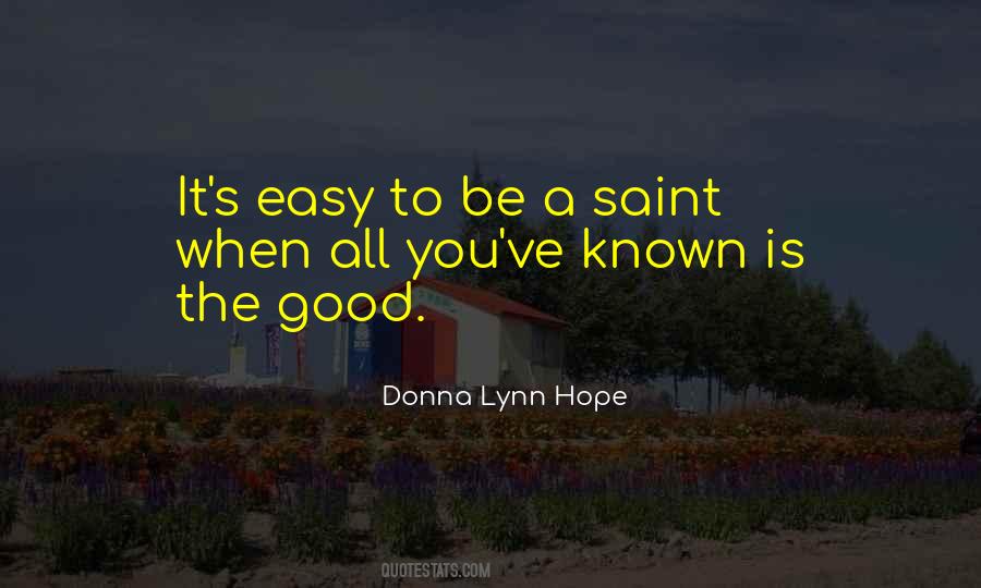 Hope To Be Good Quotes #170618