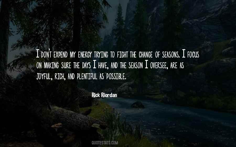 Quotes About The Change Of Seasons #1052337