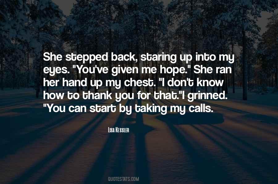 Hope You Come Back To Me Quotes #6163