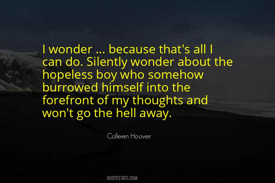 Hopeless Colleen Hoover Quotes #1109686 Hopeless Colleen Hoover Quotes #1109686