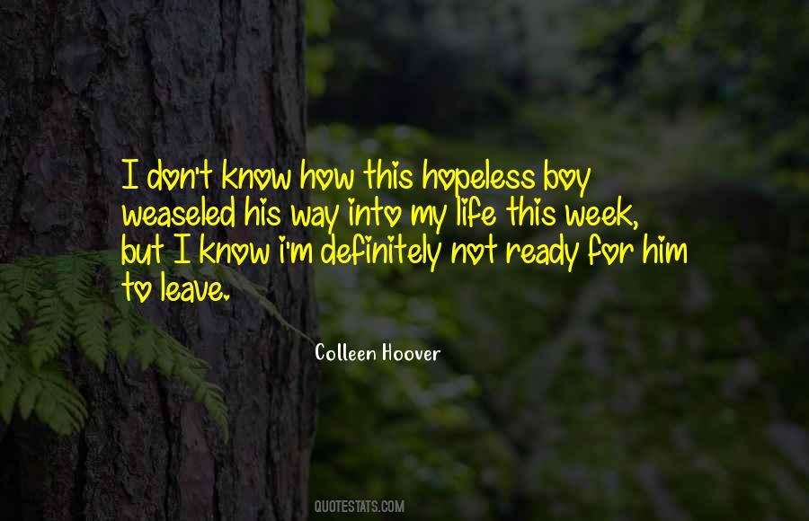 Hopeless Colleen Hoover Quotes #1424506 Hopeless Colleen Hoover Quotes #1424506