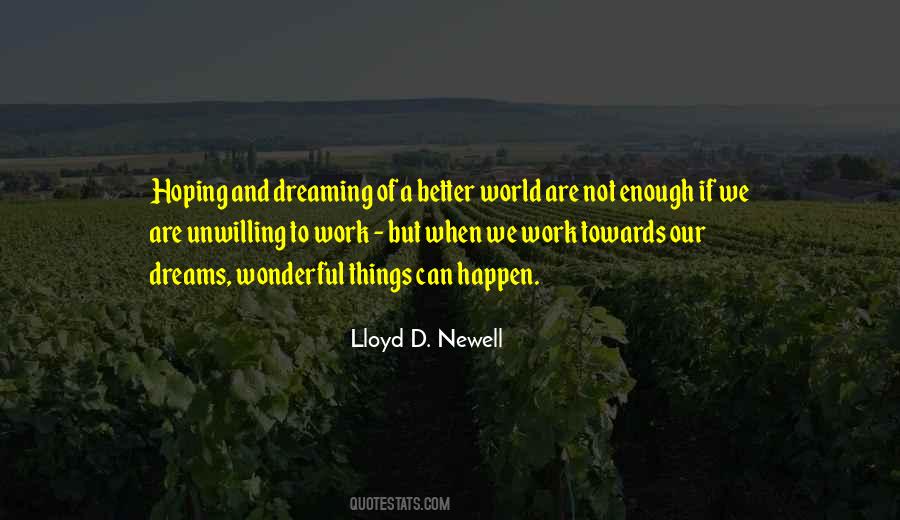 Hoping For Better Quotes #272538