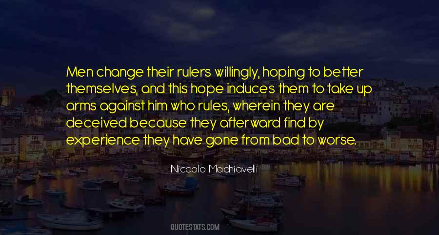 Hoping For Better Quotes #868182