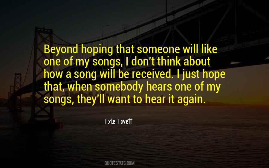 Hoping Someday Quotes #672