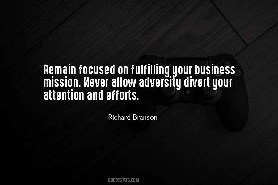 Quotes About Focused Attention #124847