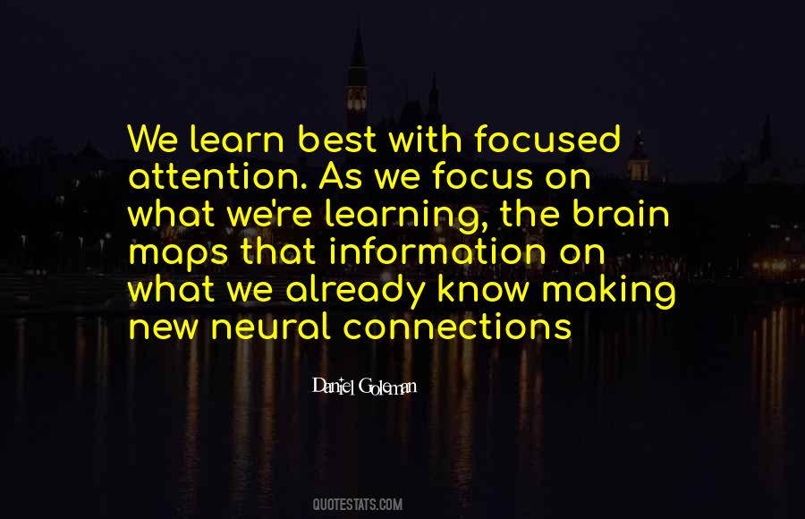 Quotes About Focused Attention #1282414