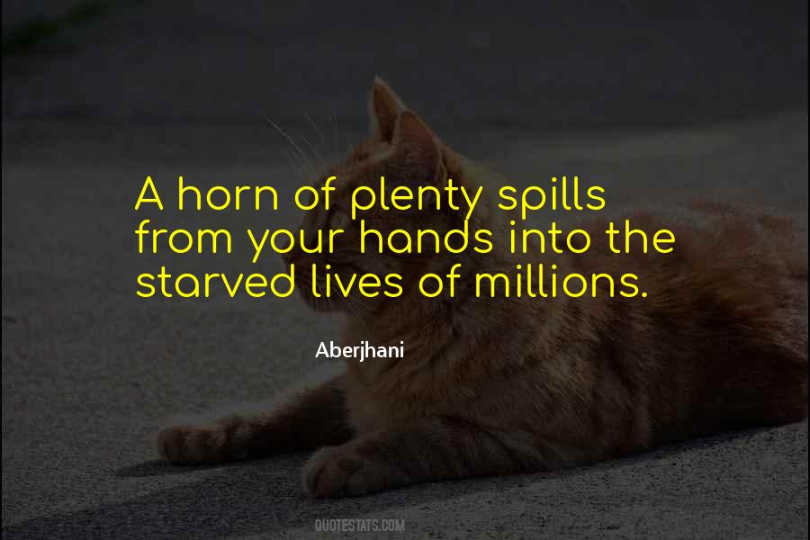 Horn Of Plenty Quotes #1340853