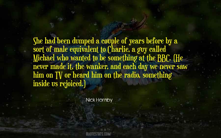 Hornby Quotes #65984