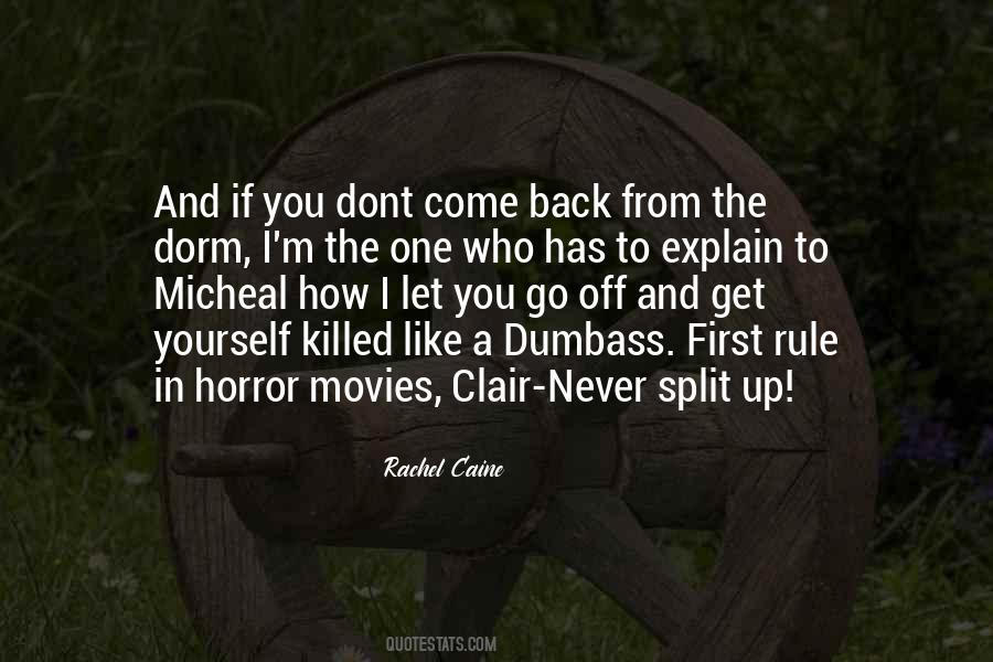 Horror Humor Quotes #302734