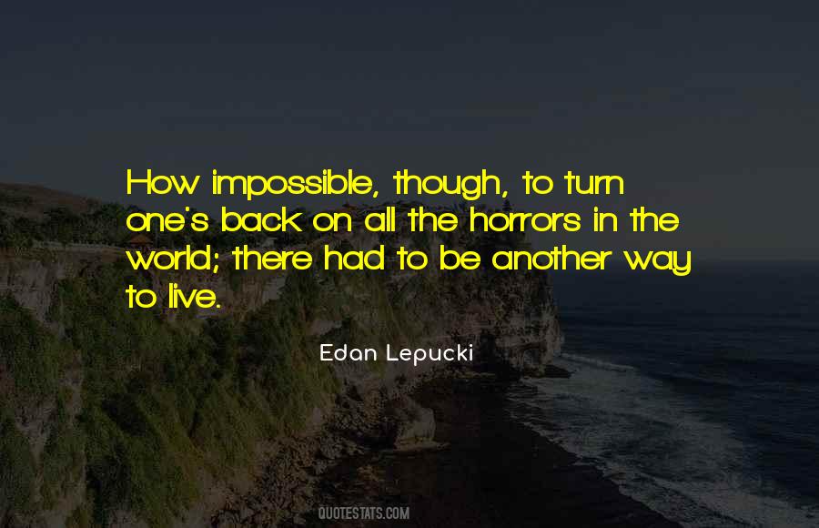 Horror Literature Quotes #757891