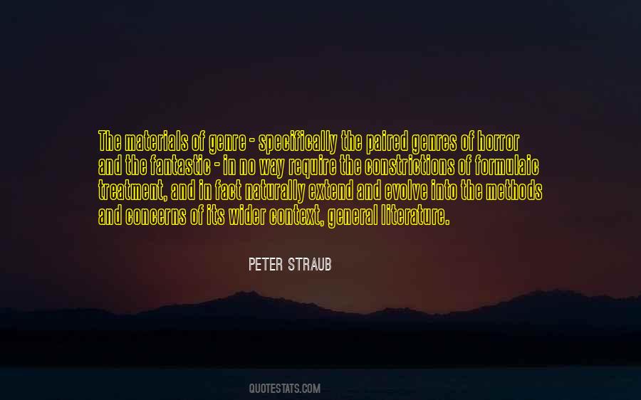 Horror Literature Quotes #913985
