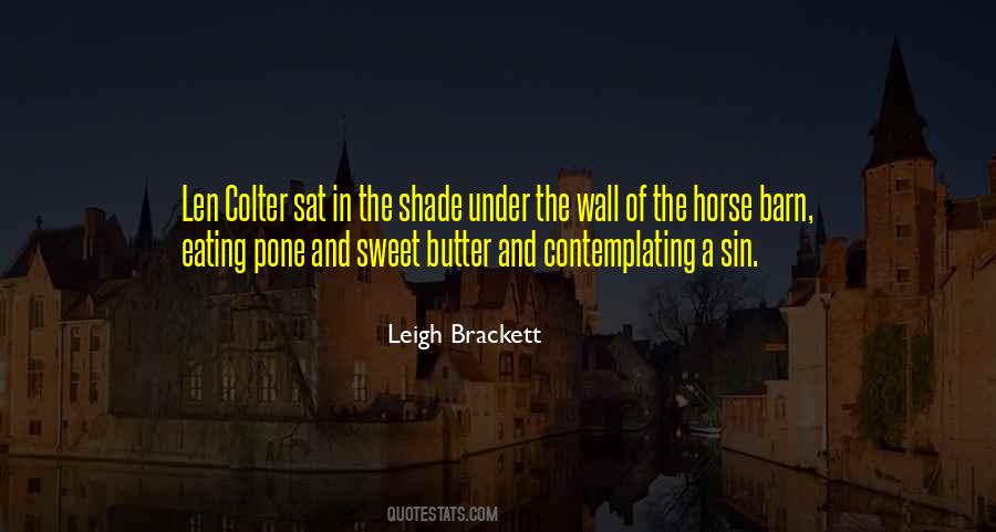 Horse Barn Quotes #1023036