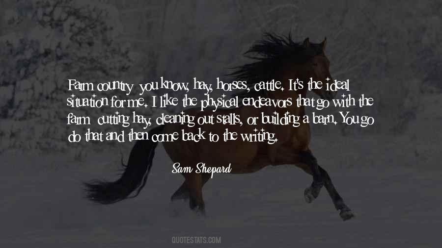 Horse Barn Quotes #1577349