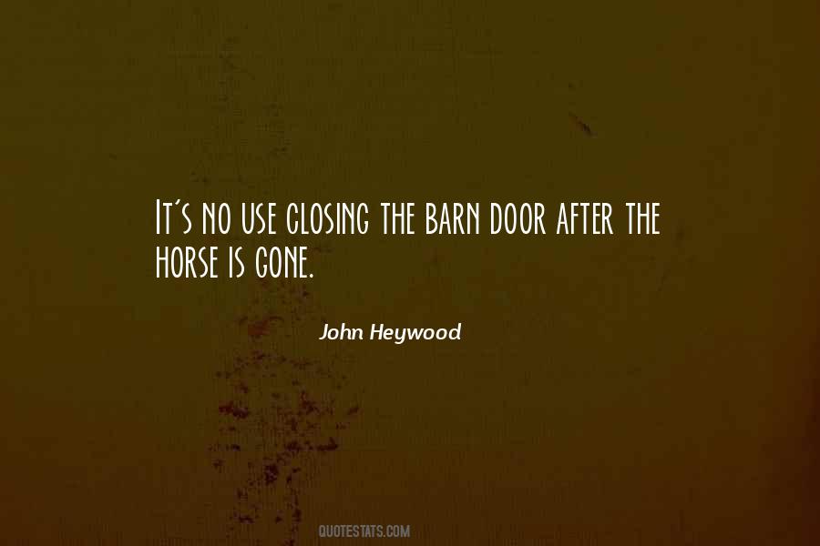 Horse Barn Quotes #245471