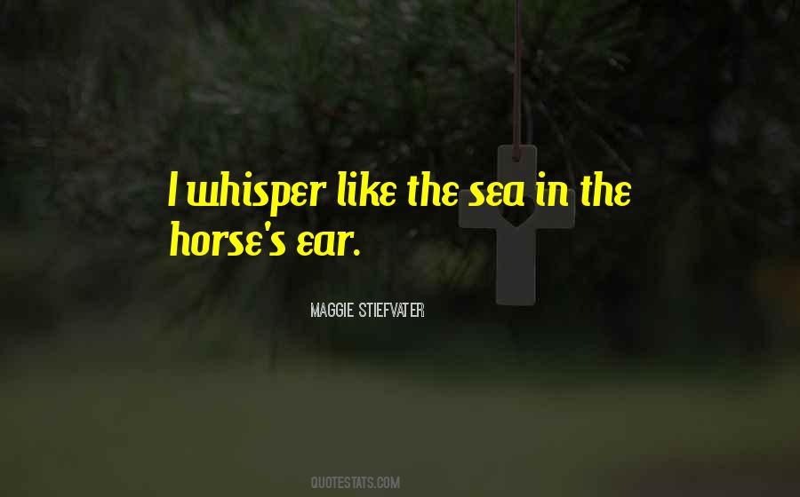 Horse Ear Quotes #58033