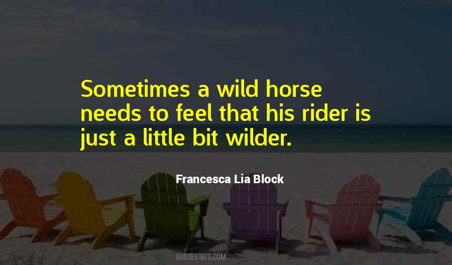 Horse Rider Quotes #1466878
