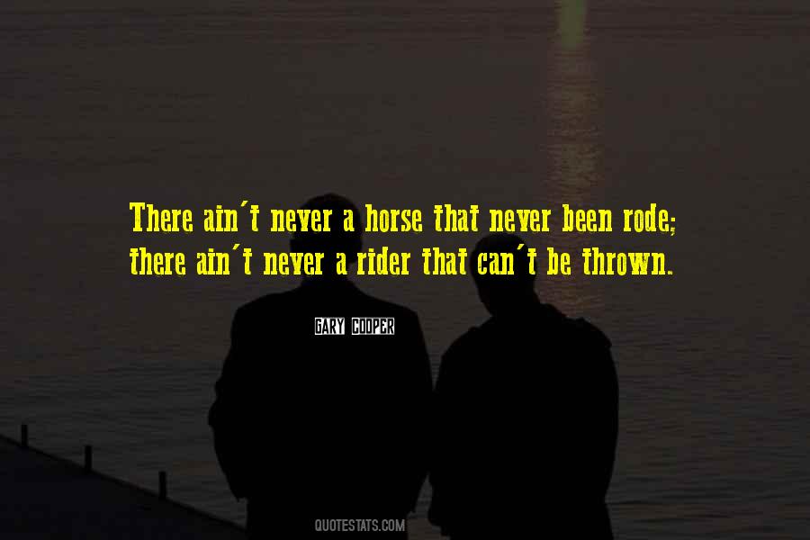 Horse Rider Quotes #571870