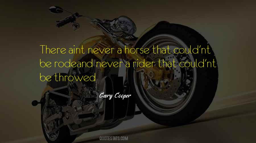 Horse Rider Quotes #761692