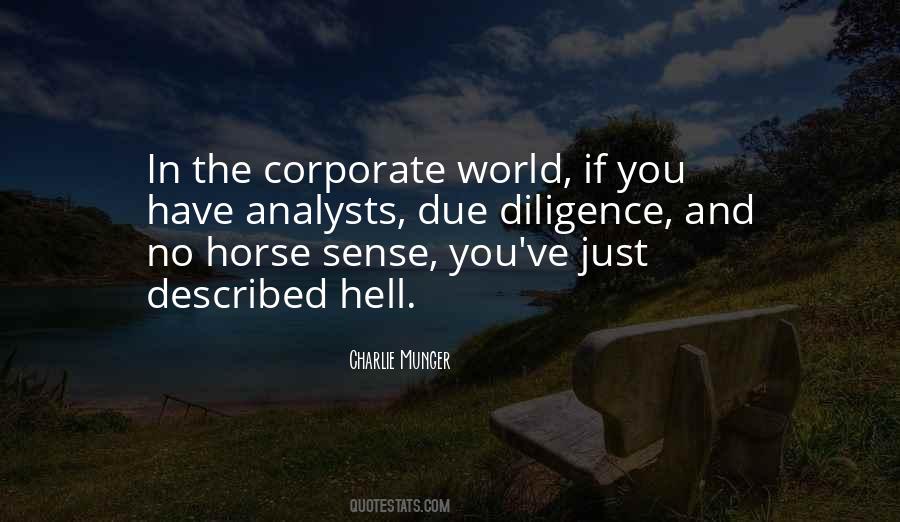 Horse Sense Quotes #1715587