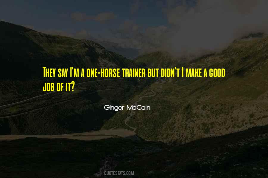 Horse Trainer Quotes #1476142