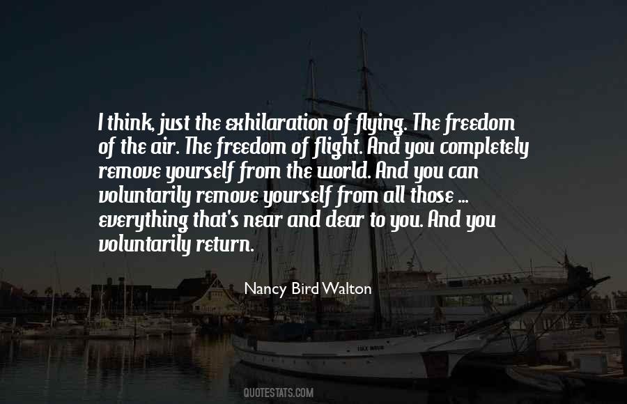 Quotes About Flying Freedom #144995