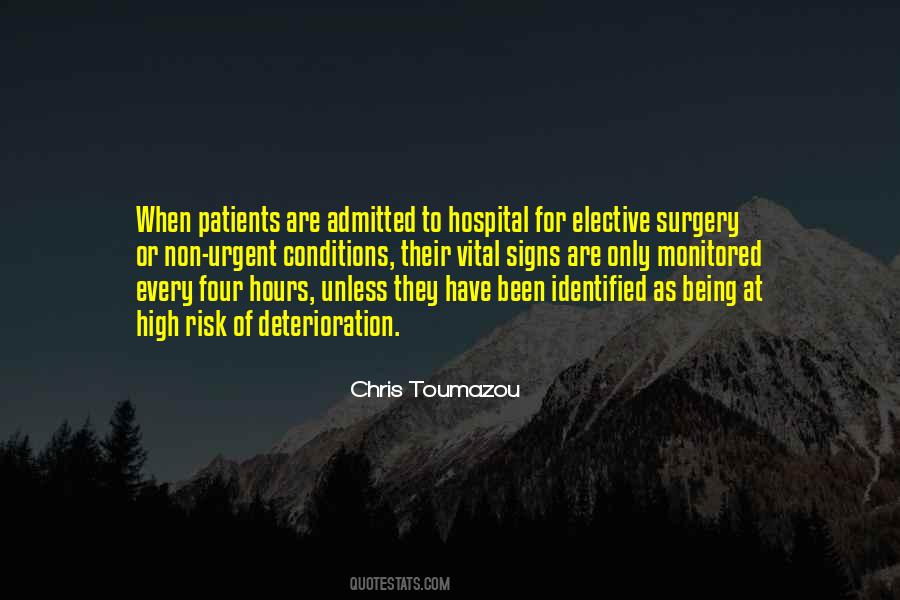 Hospital Admitted Quotes #1734430