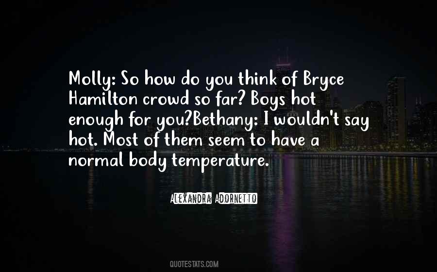 Hot Body Quotes #837024