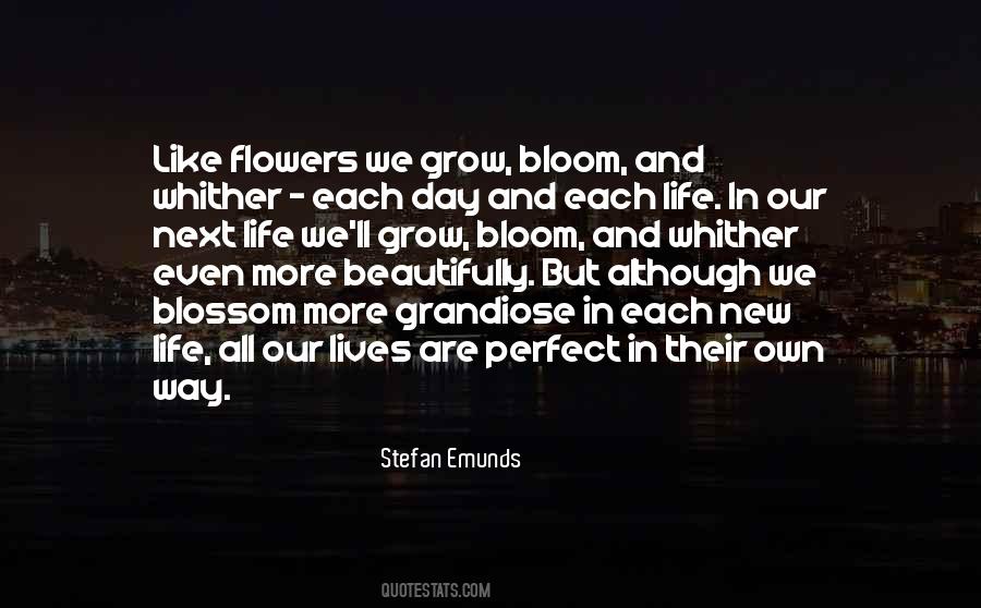 Quotes About Flowers In Bloom #189121