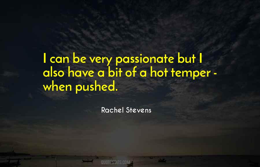 Hot Temper Quotes #1072517