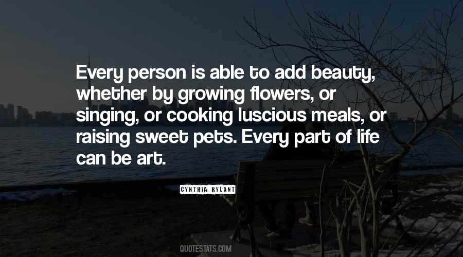 Quotes About Flowers And Art #1638288