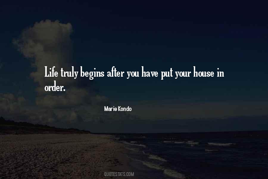 House In Order Quotes #137717