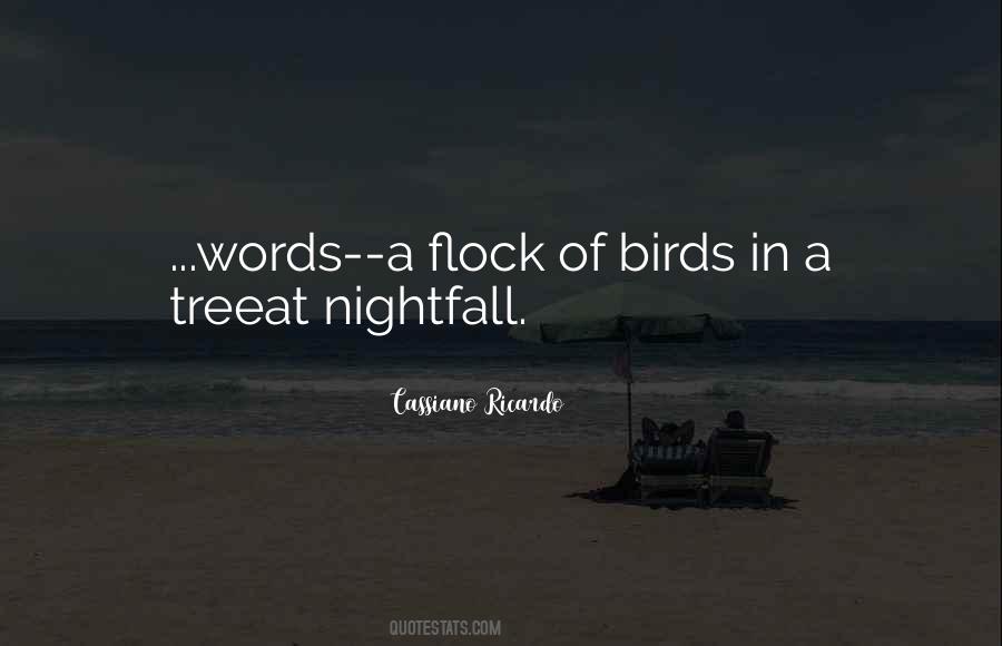 Quotes About Flock Of Birds #1569095